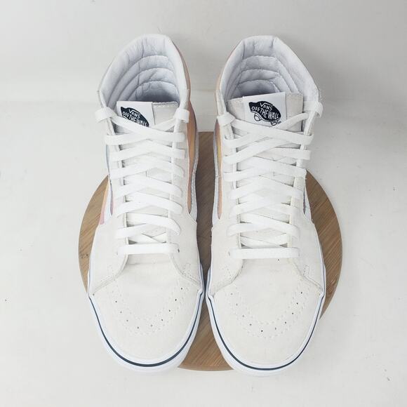 Vans Womens 8.5 Shoes Sk8-Hi Aura Shift Pastel Tie Dye Lace Up High Sneaker - Picture 4 of 12